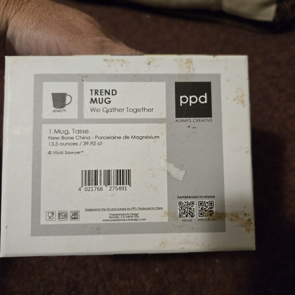 Animal Mug And Box By Paper Products Designs Like New - Picture 7 of 7